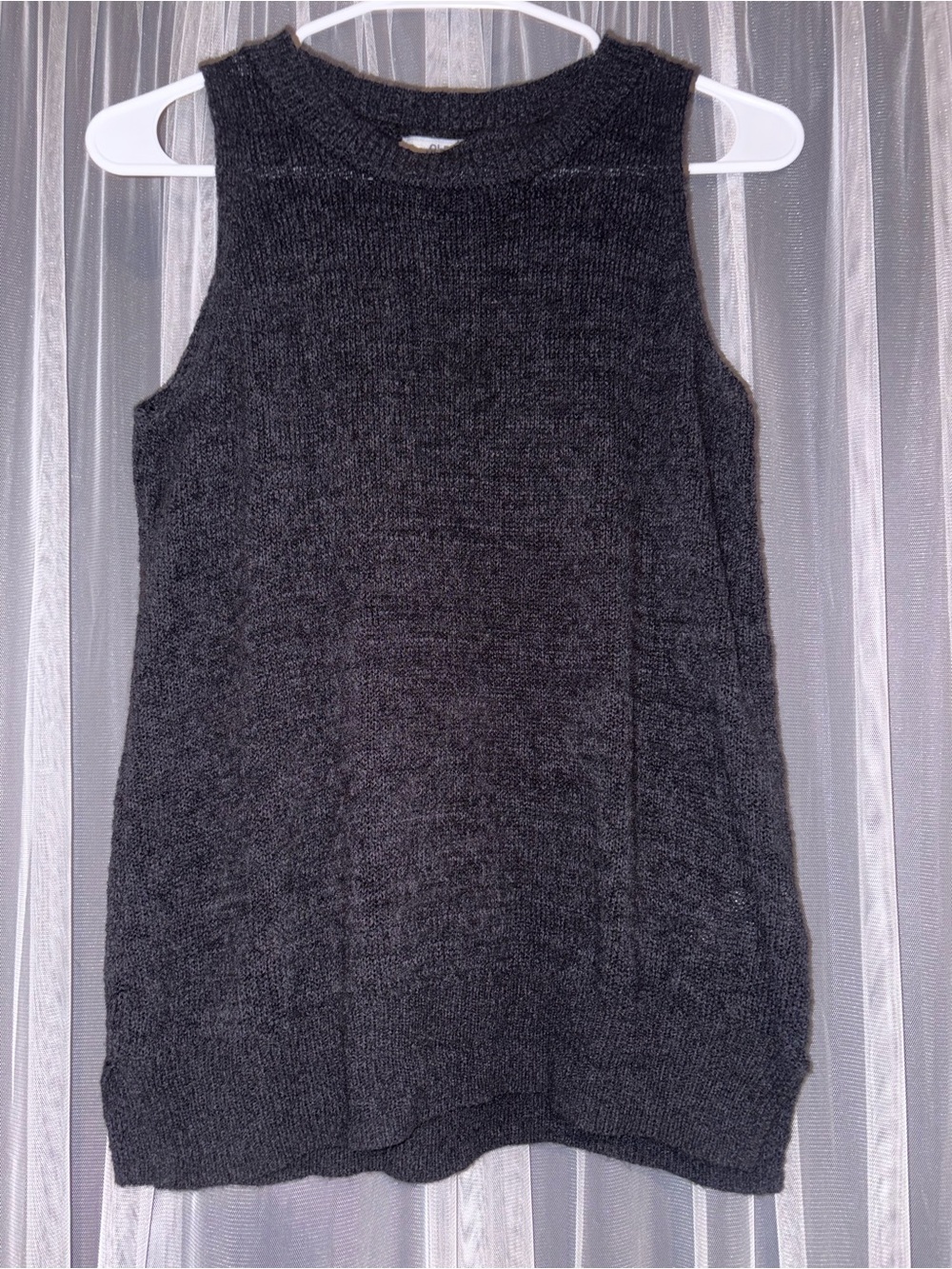 Old Navy Dark Charcoal Knit Tank